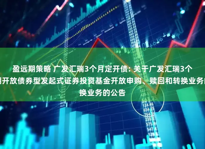 盈远期策略 广发汇瑞3个月定开债: 关于广发汇瑞3个月定期开放债券型发起式证券投资基金开放申购、赎回和转换业务的公告