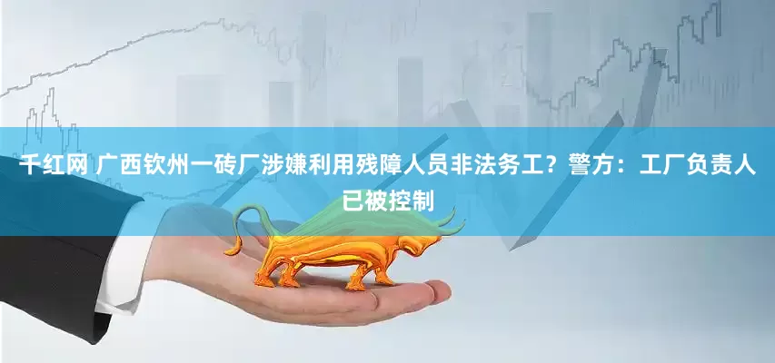 千红网 广西钦州一砖厂涉嫌利用残障人员非法务工？警方：工厂负责人已被控制