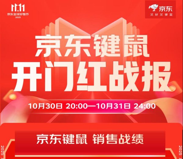 牛点策略 京东11.11开门红 外设办公全线增长智能消费成亮点