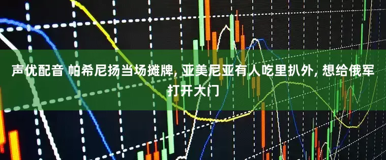 声优配音 帕希尼扬当场摊牌, 亚美尼亚有人吃里扒外, 想给俄军打开大门